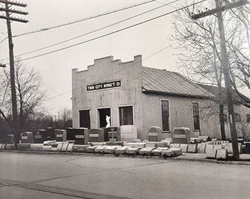 Twin City Monument Works Neenah, Wisconsin 1920's