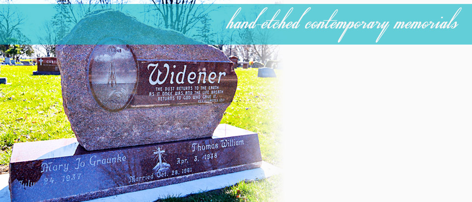 Granite Memorial, Headstone and Tombstone designed by Twin City Monument Works in Neenah, Wisconsin